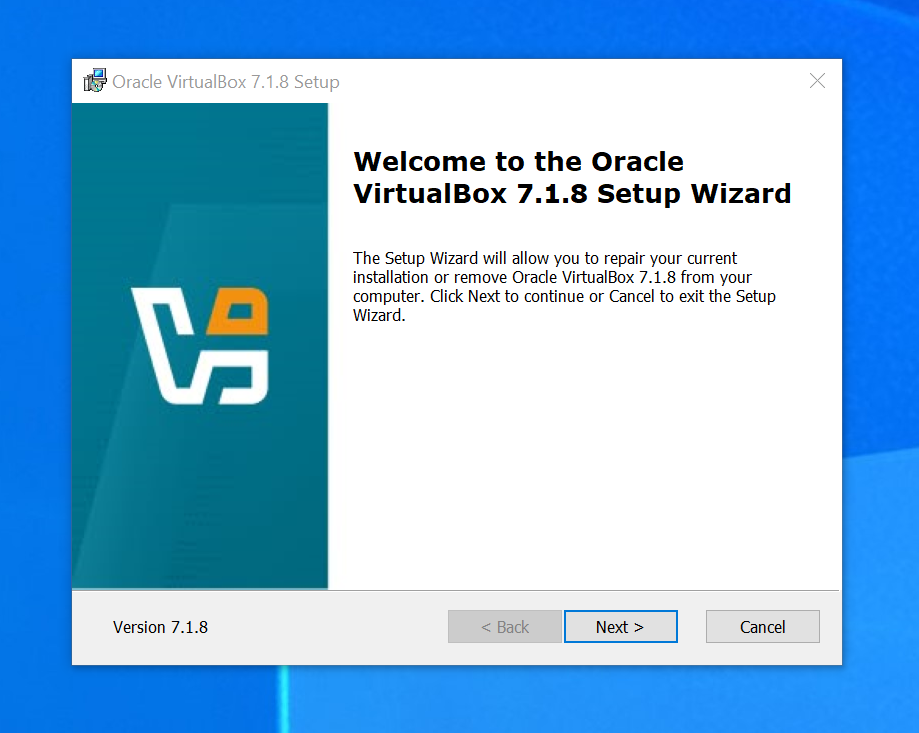 OVM Wizard setup